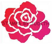 I-135 Lg. Carved Rose